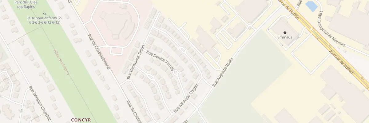 Plan du 24 Rue Yvette Kohler-Choquet à Orléans