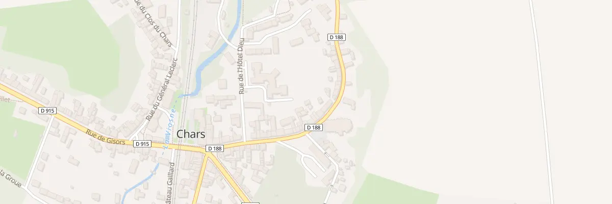 Plan du 45 Rue de l’Eglise à Chars