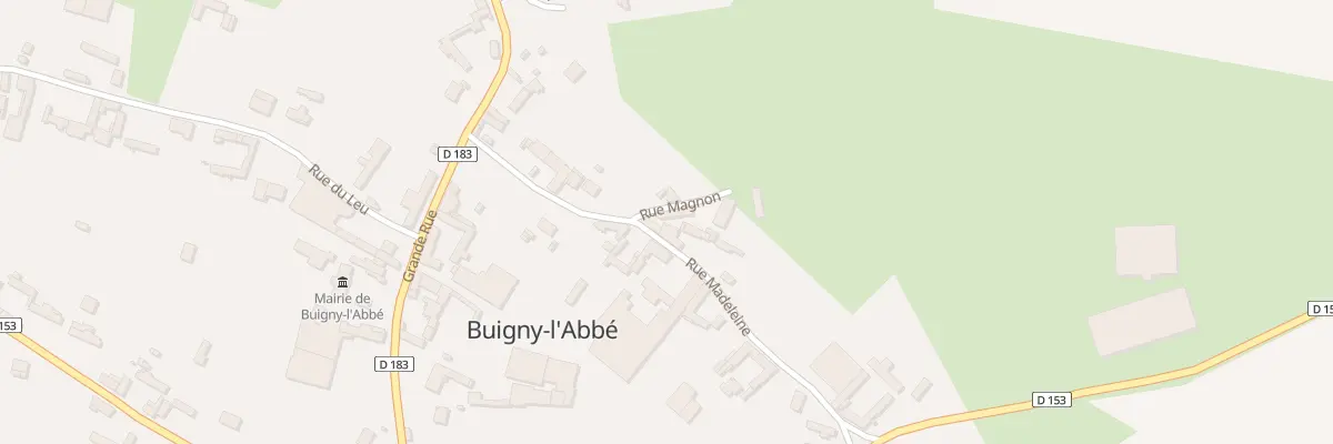 Plan du 2 Rue Magnon à Buigny-l’Abbé