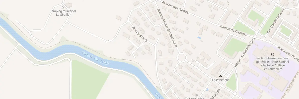 Plan du 300 Rue Charles Georgin à Castelnaudary