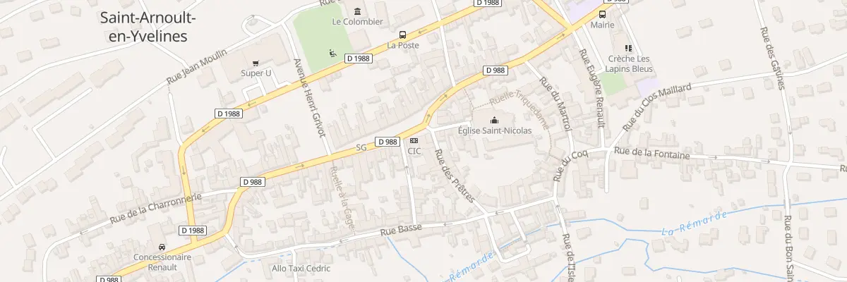 Plan du 11 Rue des Pretres à Saint-Arnoult-en-Yvelines