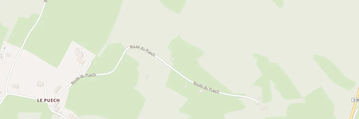 Plan du 5373 Mas de Bouyssel à Vailhourles