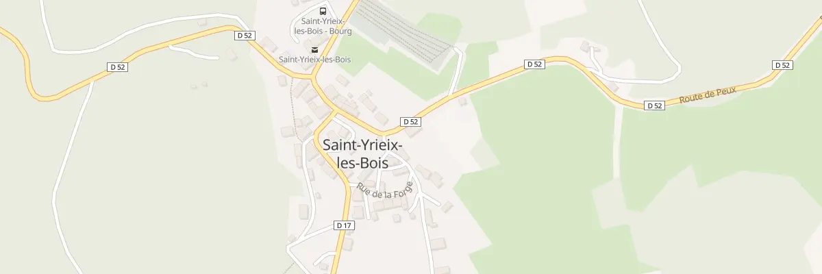 Plan du 2 Rue de la Liberte à Saint-Yrieix-les-Bois