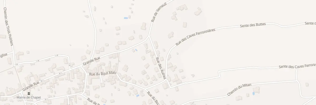 Plan du 9 Rue des Aulnes à Chapet