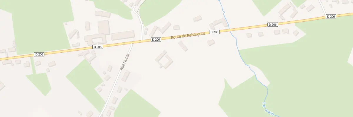 Plan du 554 Rte de Rebergues à Surques