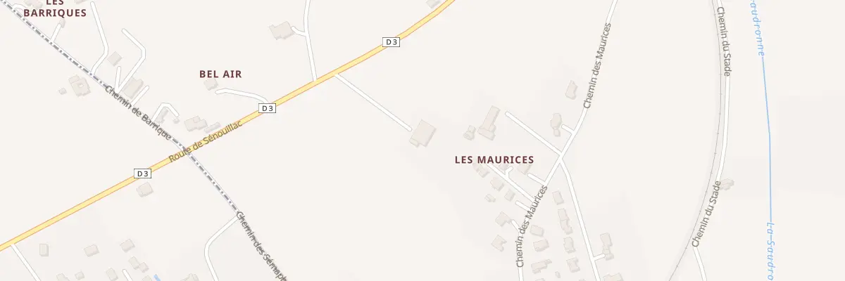 Plan du 2000 Rte de Sénouillac à Senouillac