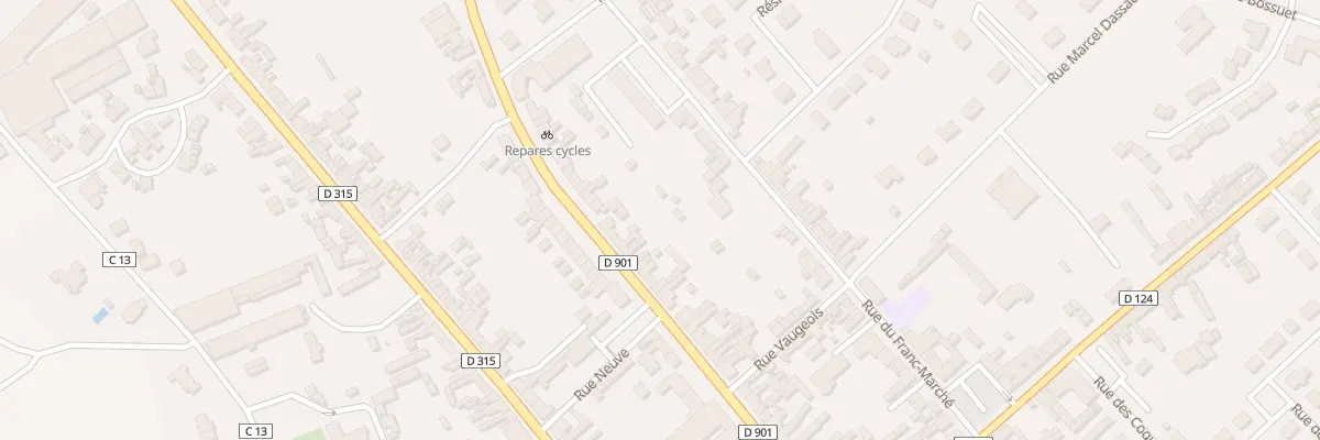 Plan du 40 Rue du Général Leclerc à Grandvilliers