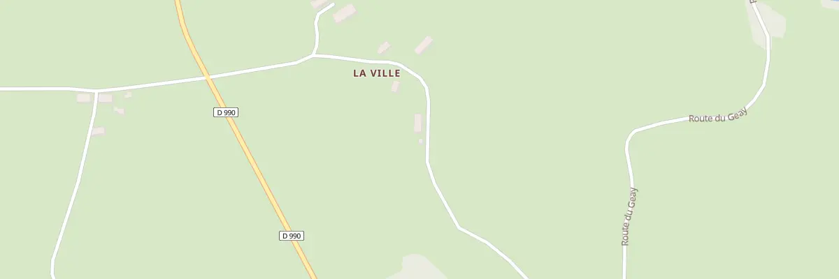 Plan du 1 La Ville à Moutier-Malcard