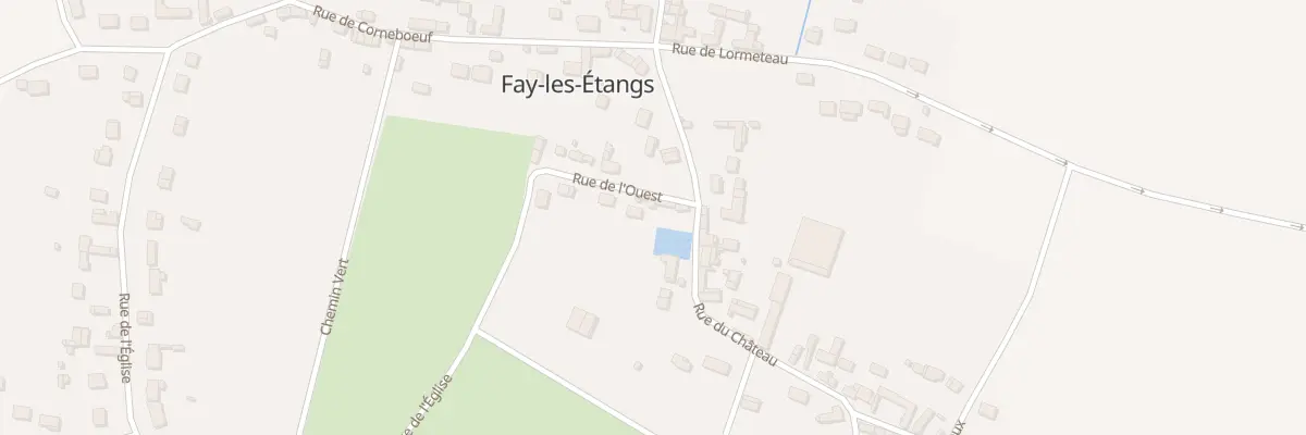 Plan du 1B Rue de l’Ouest à Fay-les-Étangs