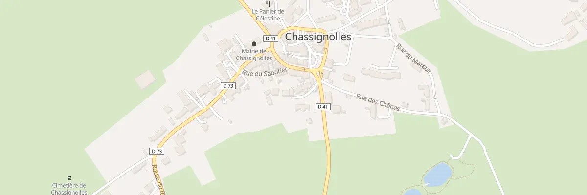 Plan du 8 Imp de la Couturiere à Chassignolles