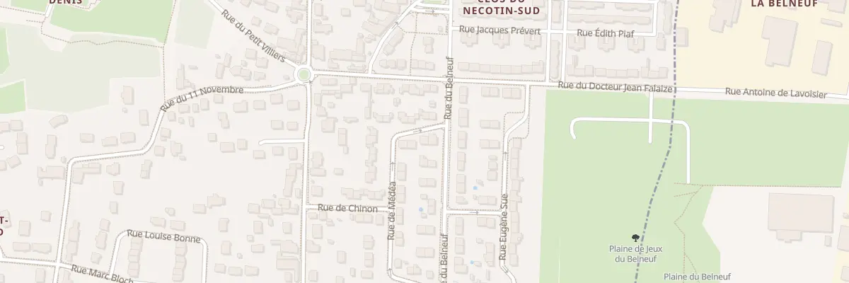 Plan du 38 Rue de Médéa à Orléans