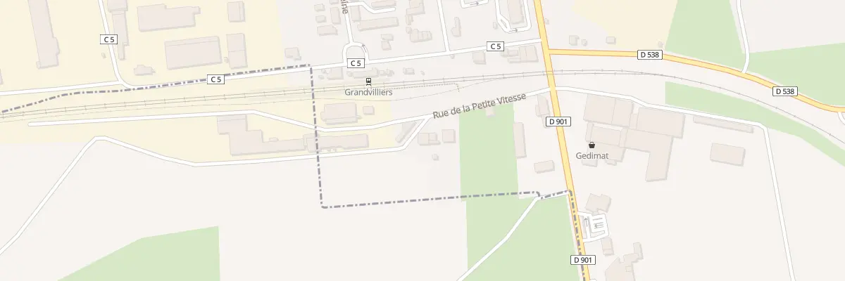 Plan du 9 Rue de la Petite Vitesse à Grandvilliers