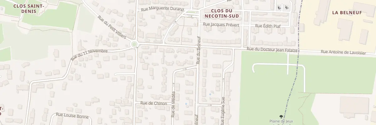 Plan du 61 Rue de Médéa à Orléans