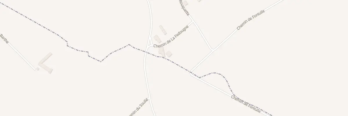 Plan du 5046 La Fedougne à Péchaudier