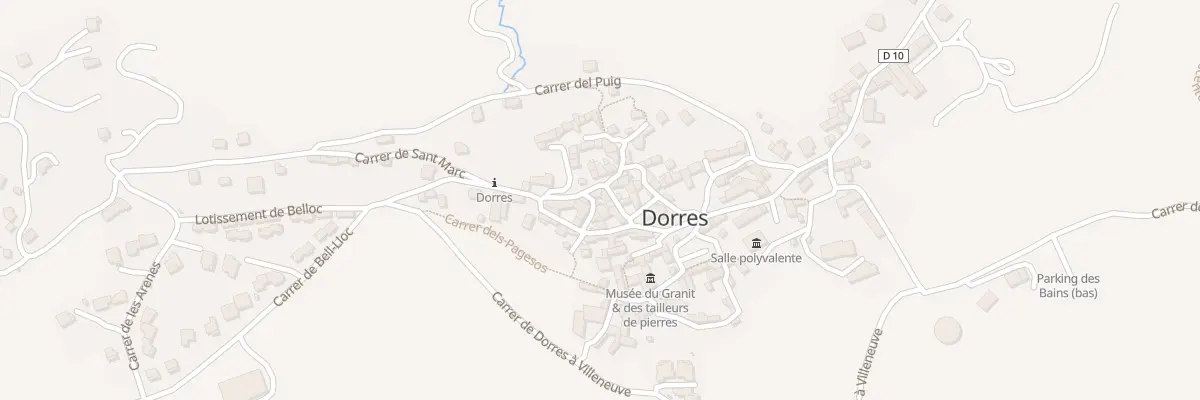 Plan du 83 Le Village à Dorres