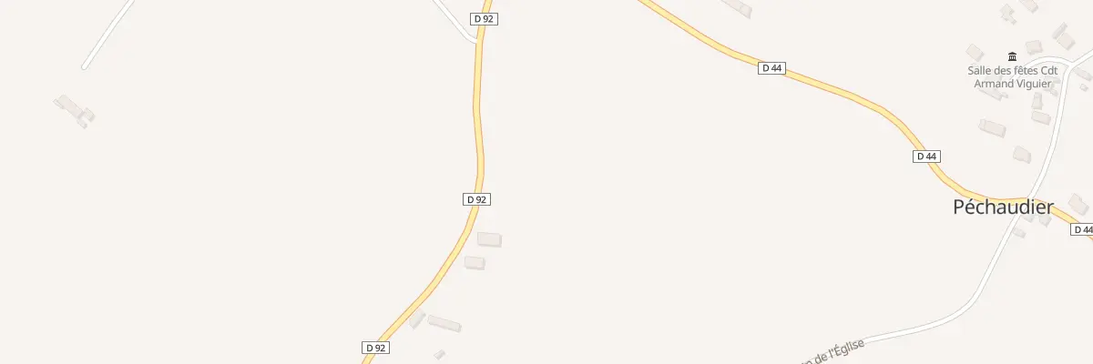 Plan du 1 Rte d’Aguts à Péchaudier