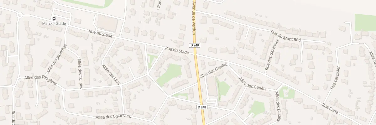 Plan du 7 Rue du Stade à Marck