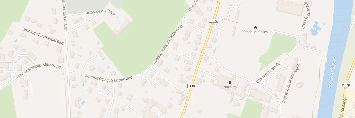 Plan du 55 Av Joseph Vachal à Argentat-sur-Dordogne