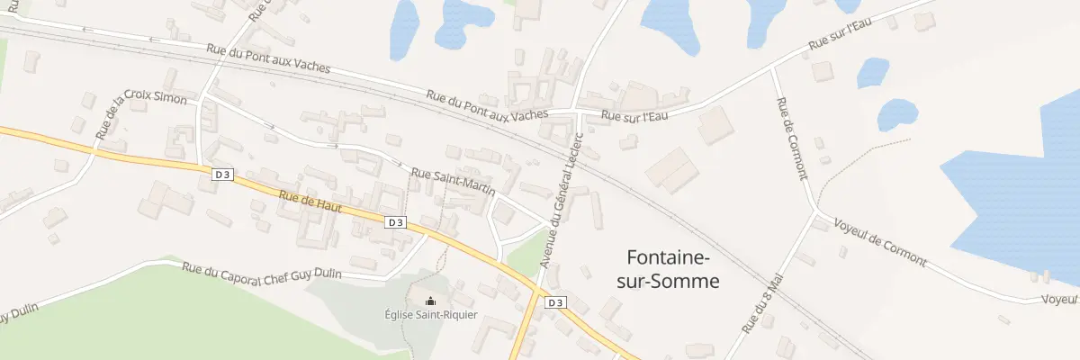 Plan du 2 Rue Saint Martin à Fontaine-sur-Somme