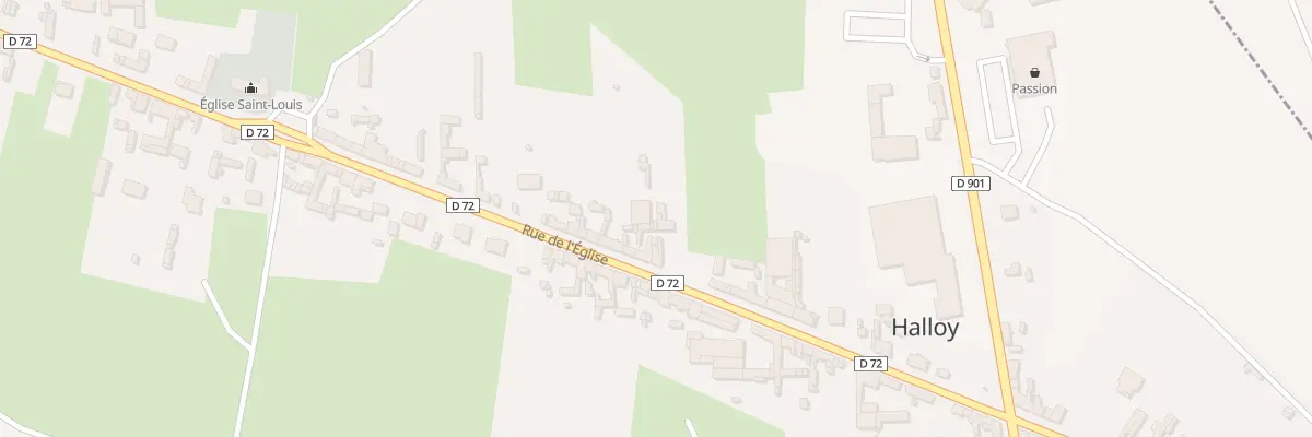 Plan du 14 Rue de l’Eglise à Halloy