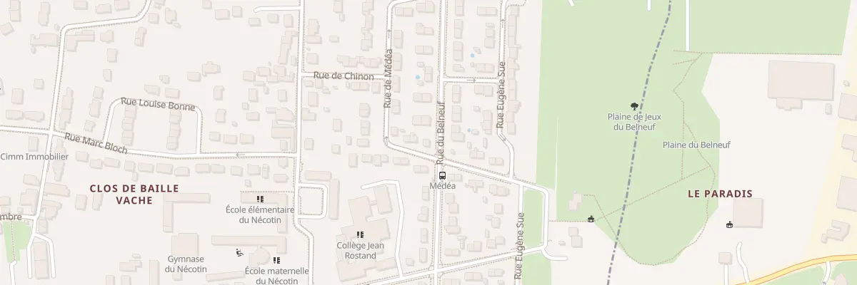 Plan du 17 Rue du Belneuf à Orléans