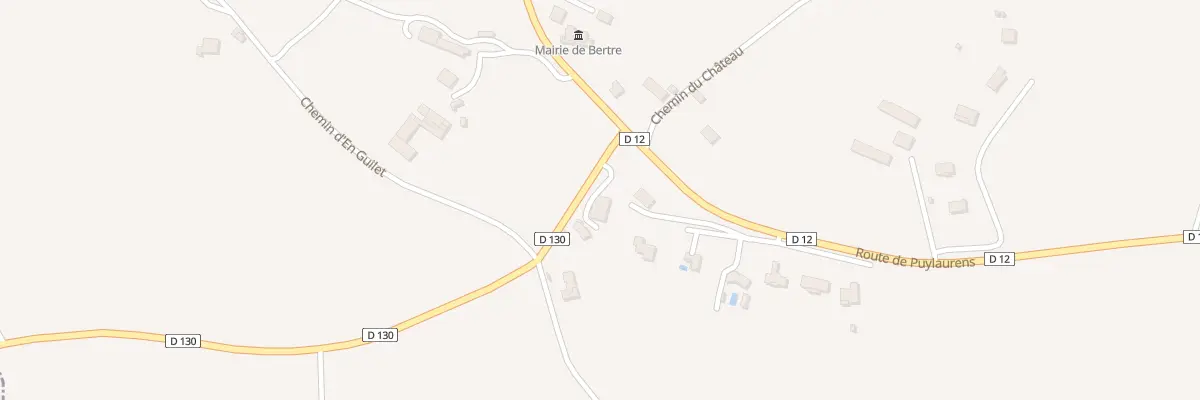 Plan du 1 Rte d’Algans à Bertre