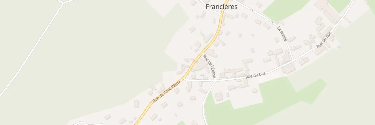 Plan du 4 Rue de Pont-Rémy à Francières