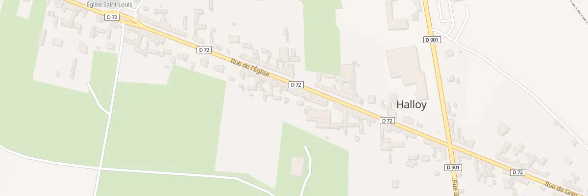 Plan du 23 Rue de l’Eglise à Halloy