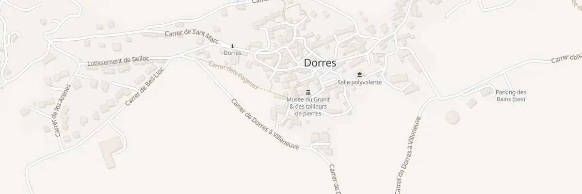 Plan du 66 Le Village à Dorres