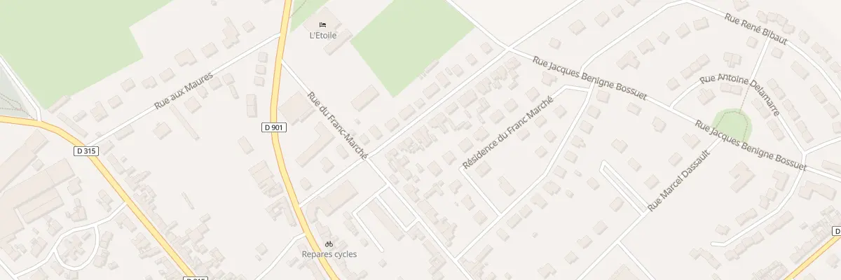 Plan du 10 Rue de Verdun à Grandvilliers