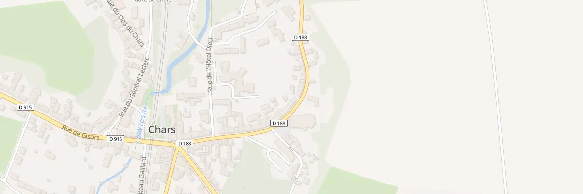 Plan du 55 Rue de l’Eglise à Chars