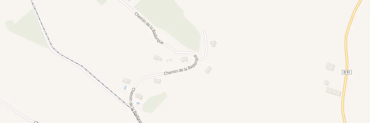 Plan du 5123 La Badorque à Montgey