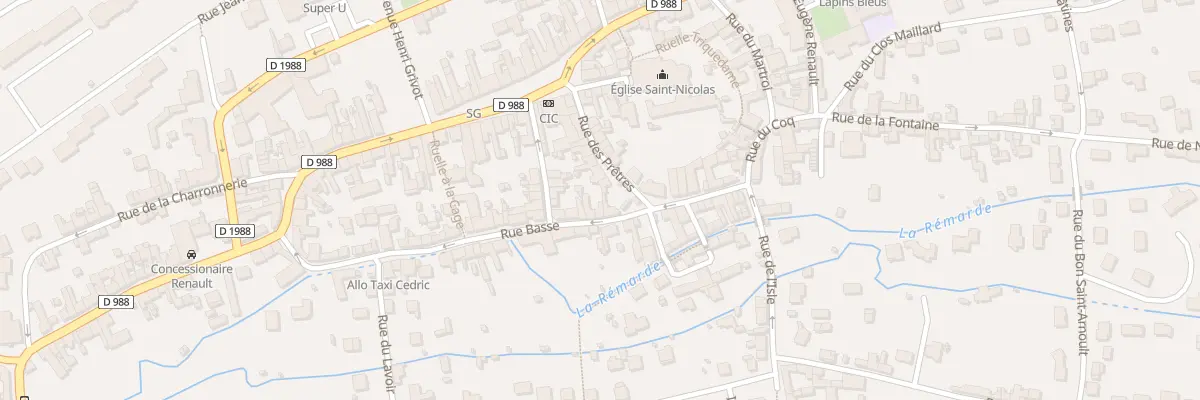 Plan du 21 Rue Basse à Saint-Arnoult-en-Yvelines