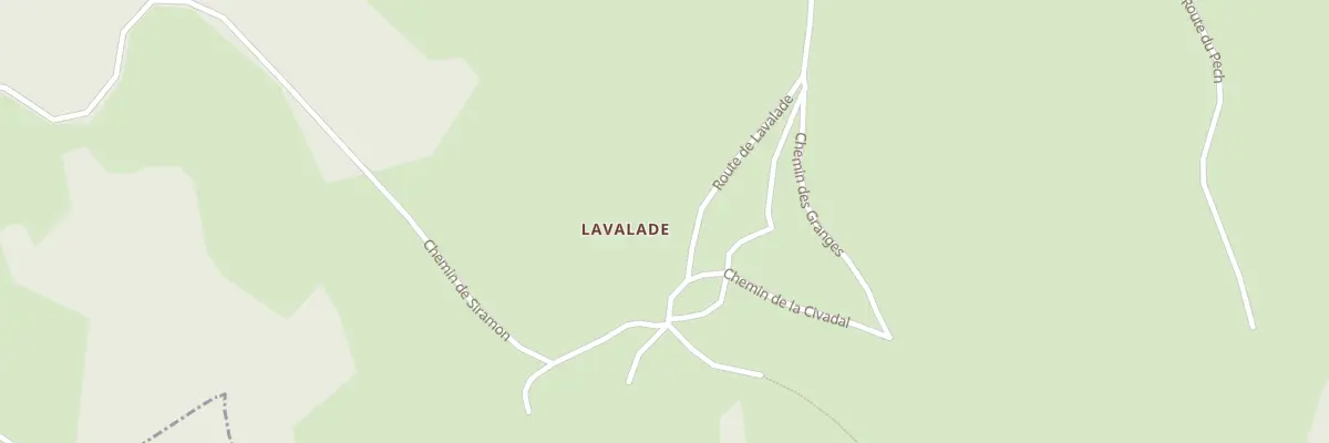 Plan du 1782 Rte de Lavalade à Frayssinhes