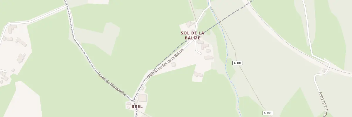 Plan du 5731F Sol de la Balme à Camboulit