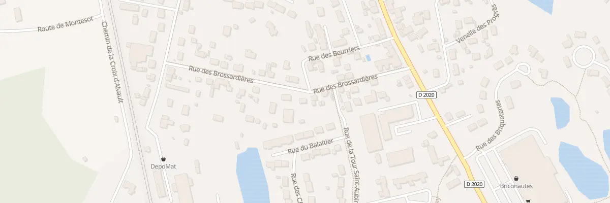 Plan du 15 Rue des Brossardières à La Ferté-Saint-Aubin