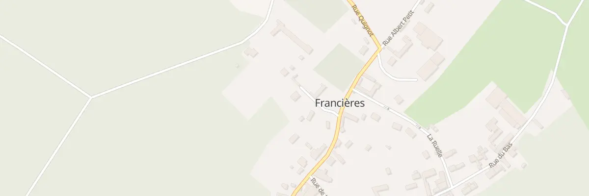 Plan du 3 Voy Abbe Holleville à Francières