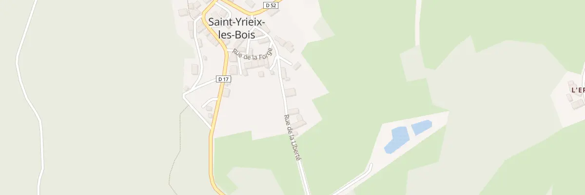 Plan du 5089 Le Bourg à Saint-Yrieix-les-Bois