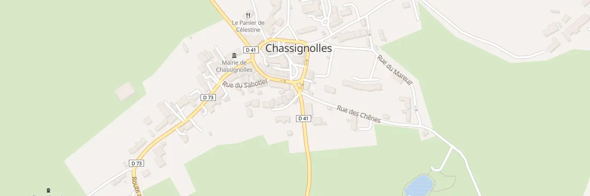 Plan du 2 Imp de la Couturiere à Chassignolles