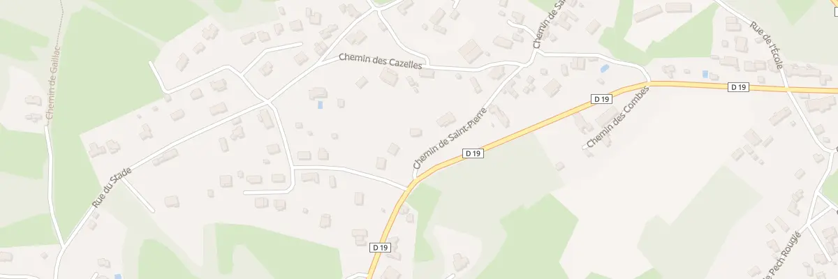 Plan du 5334 Labouyssounette à Béduer