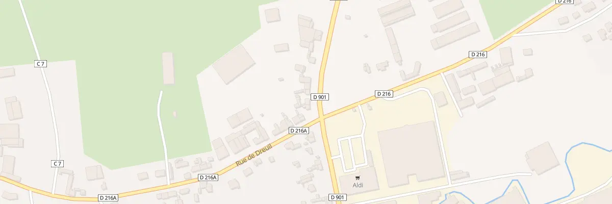 Plan du 3 Rte d’Abbeville à Airaines