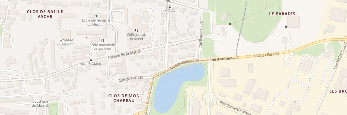 Plan du 4 Rue du Belneuf à Orléans