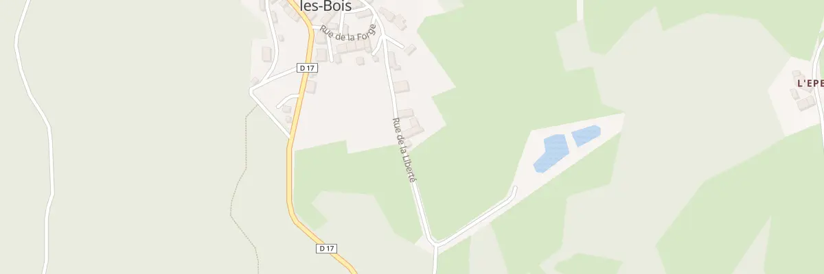 Plan du 18 Rue de la Liberte à Saint-Yrieix-les-Bois