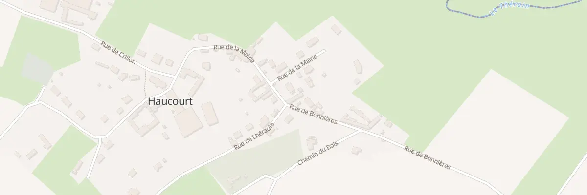 Plan du 19 Rue de la Mairie à Haucourt