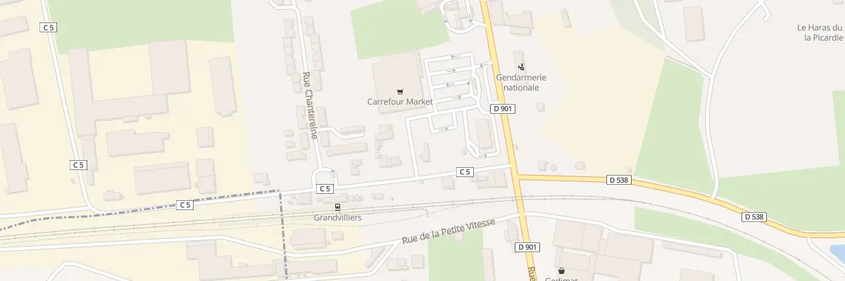 Plan du 2B Av Saget à Grandvilliers