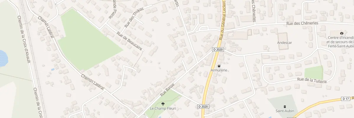 Plan du 3 Rue du Lavoir à La Ferté-Saint-Aubin