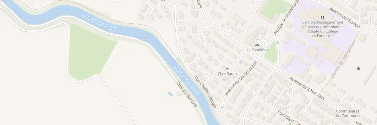 Plan du 7 Rue Charles Georgin à Castelnaudary
