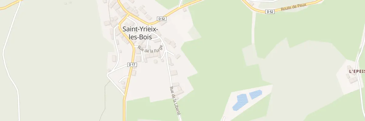 Plan du 2 Pl de la Liberte à Saint-Yrieix-les-Bois