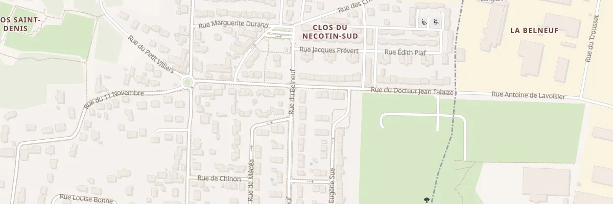 Plan du 42 Rue du Belneuf à Orléans