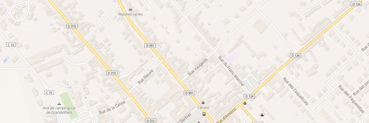 Plan du 22 Rue du Général Leclerc à Grandvilliers